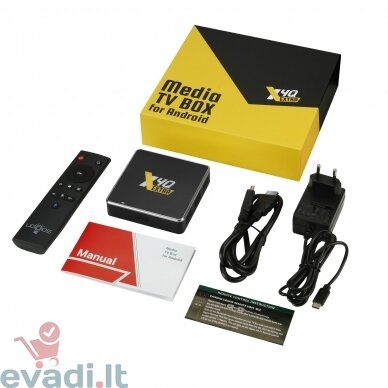 Android  Smart TV BOX Ugoos X4Q EXTRA 4G+128G Android 11 Amlogic S905X4-J 1
