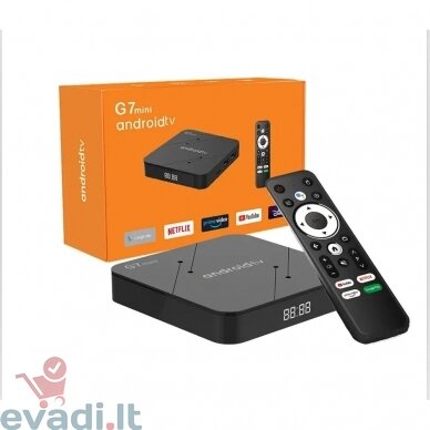 Android TV BOX G7 mini 2GB+16GB DDR (S905W2) ATV UI Android 11.0 2